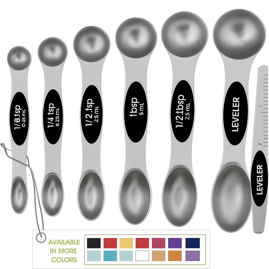 Magnetic Measuring Spoons Set